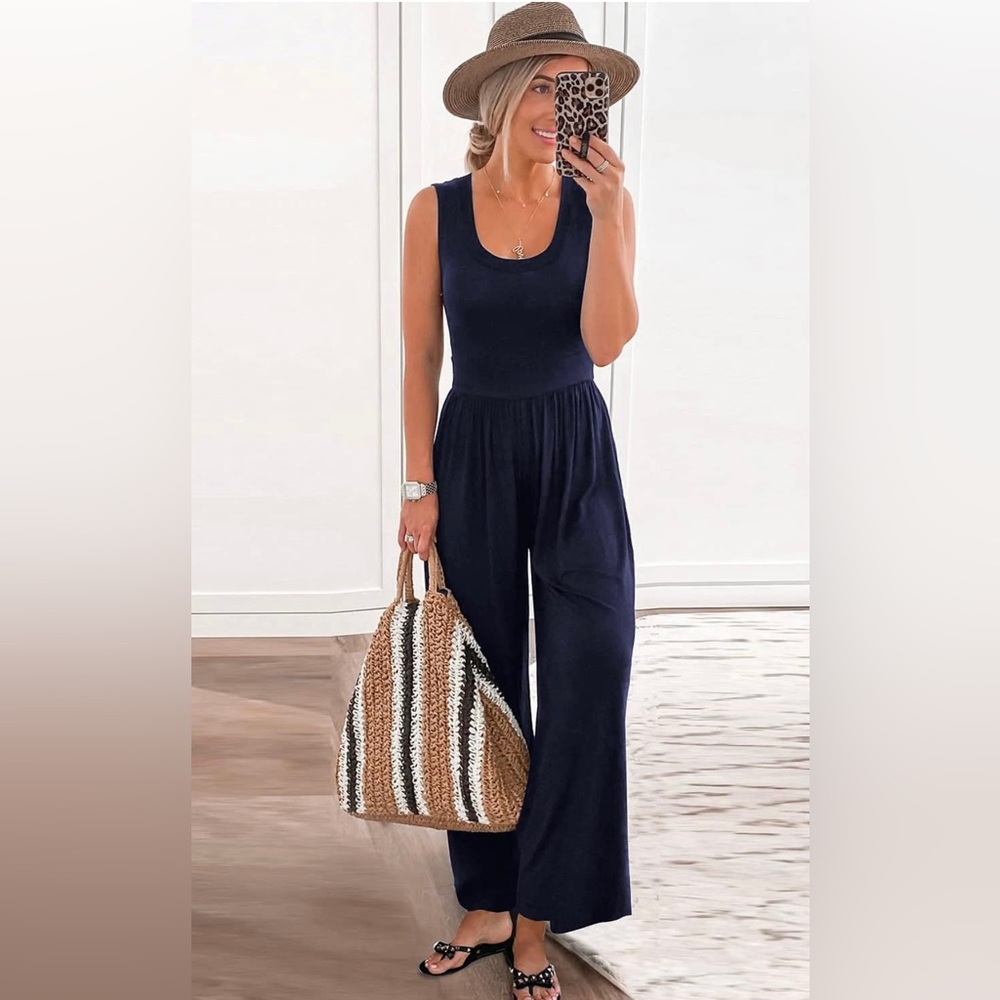 Navy Blue sleeveless Jumper